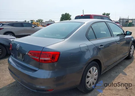 2015 Volkswagen Jetta 2.0L S from USA, damaged, VIN 3VW2K7AJ3FM406313